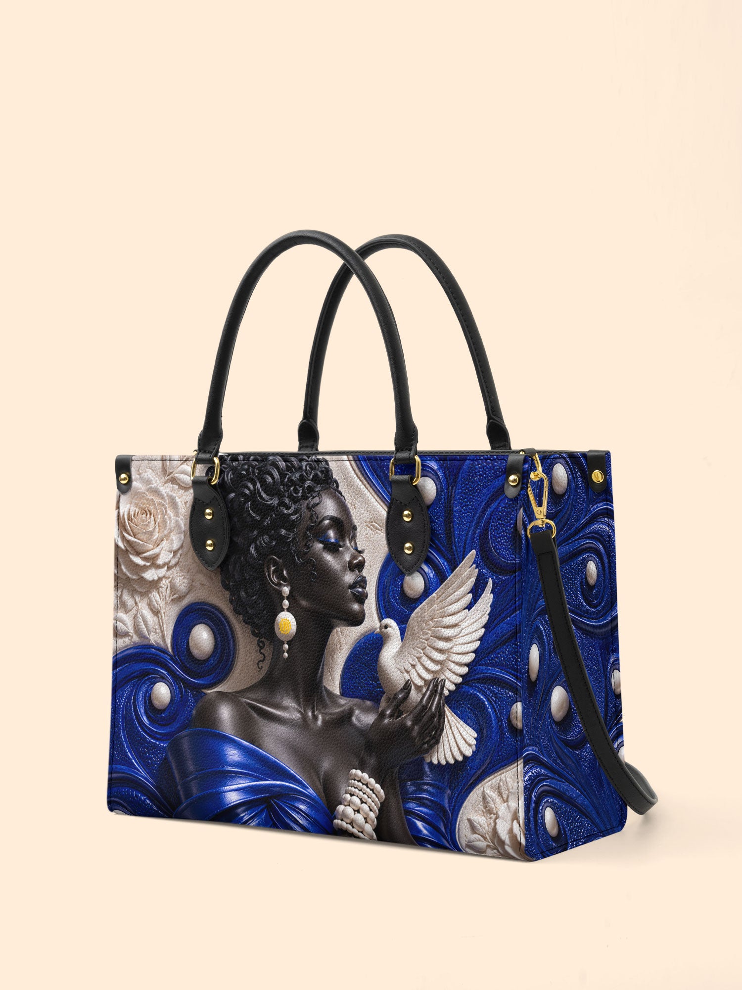 Royal Serene Premium Leather Handbag QR0HH213