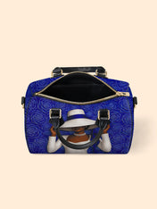 Royal Bloom Leather Boston Bag QR0TV281