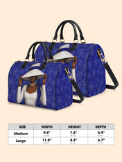 Royal Bloom Leather Boston Bag QR0TV281