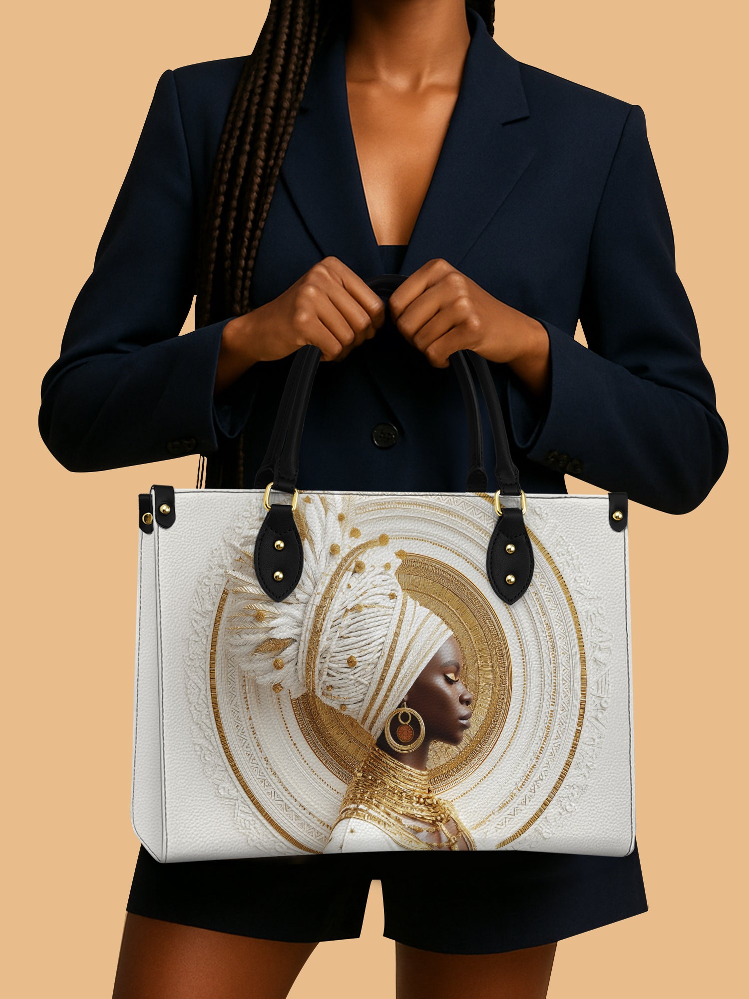 Regal Spirit Rising Premium Leather Handbag QR0TV200