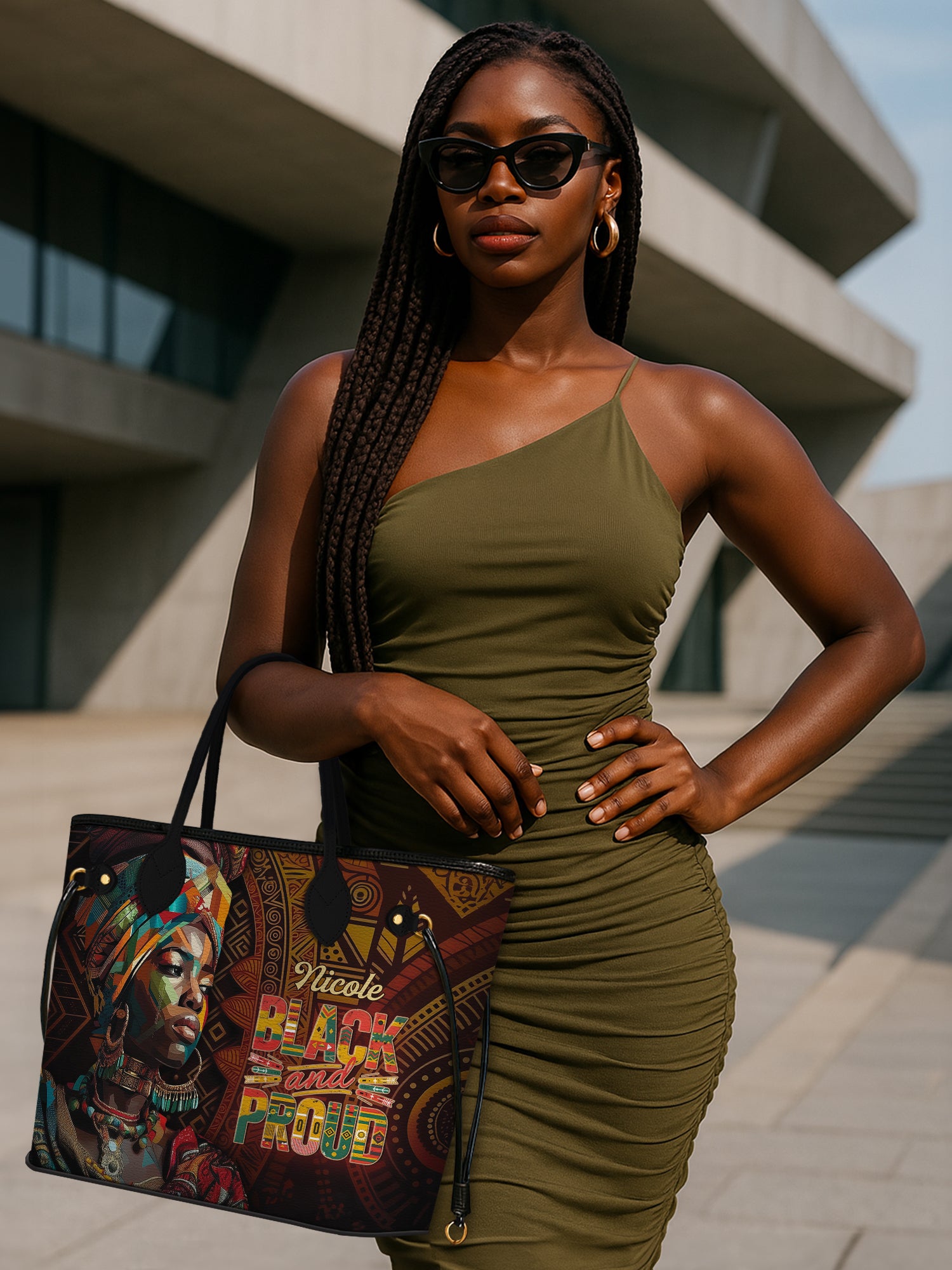 Black Proud Classic Shopper Tote