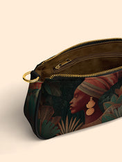 Adorned Silhouette Classic Zip Pochette QR0HH122