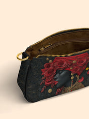 Scarlet Rose Inferno Classic Zip Pochette QR0XD302
