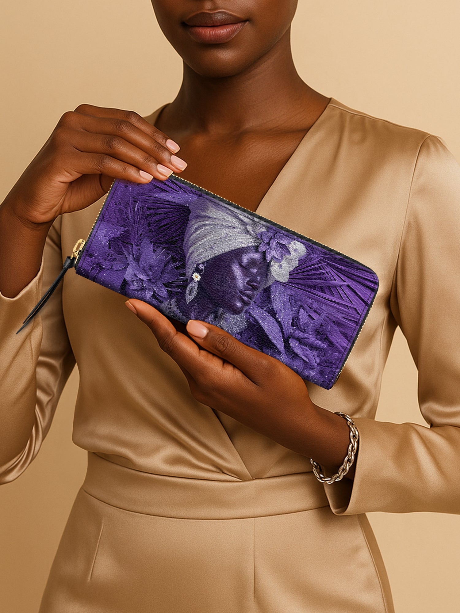 Violet Majesty Slimline Zippy Wallet QR0TD441