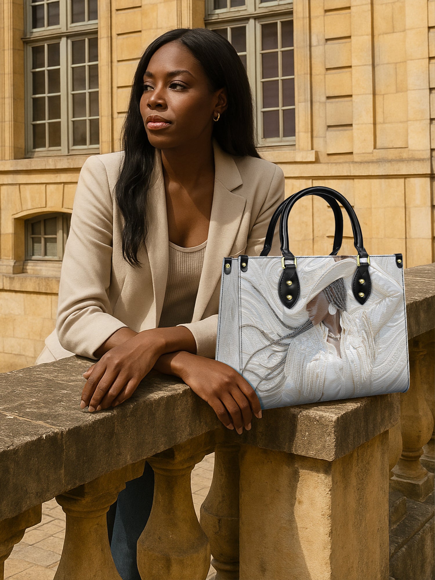 Midnight Rodeo Premium Leather Handbag QR0TD453