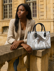 Ebony Dust Premium Leather Handbag QR0TD450