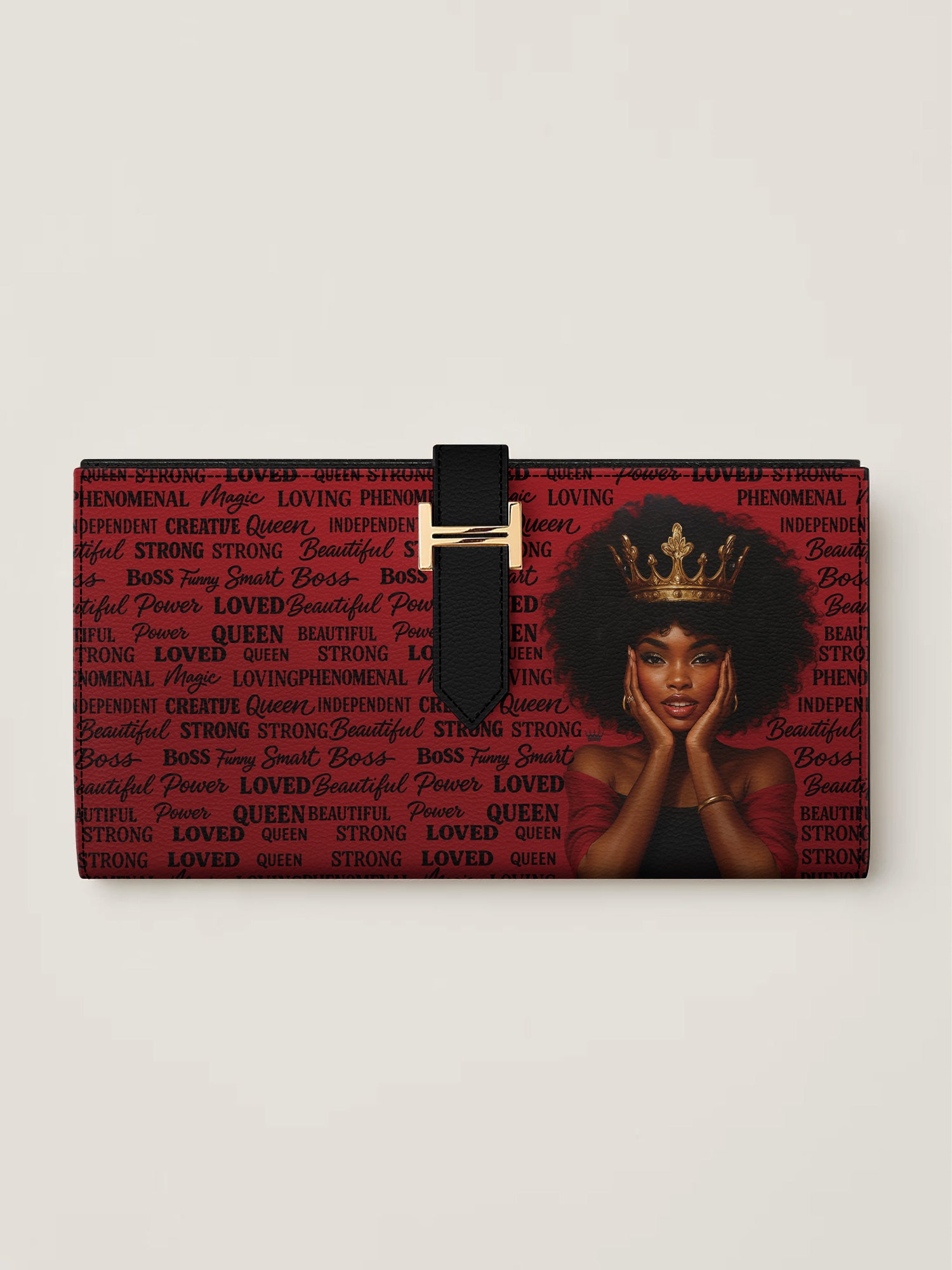 Phenomenal Queen Tab Closure Wallet