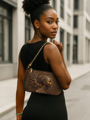 Aasha Africa Classic Zip Pochette QR0XD615