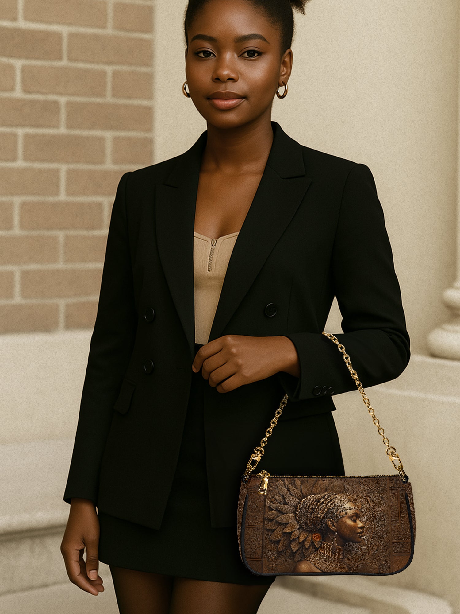 Aasha Africa Classic Zip Pochette QR0XD615