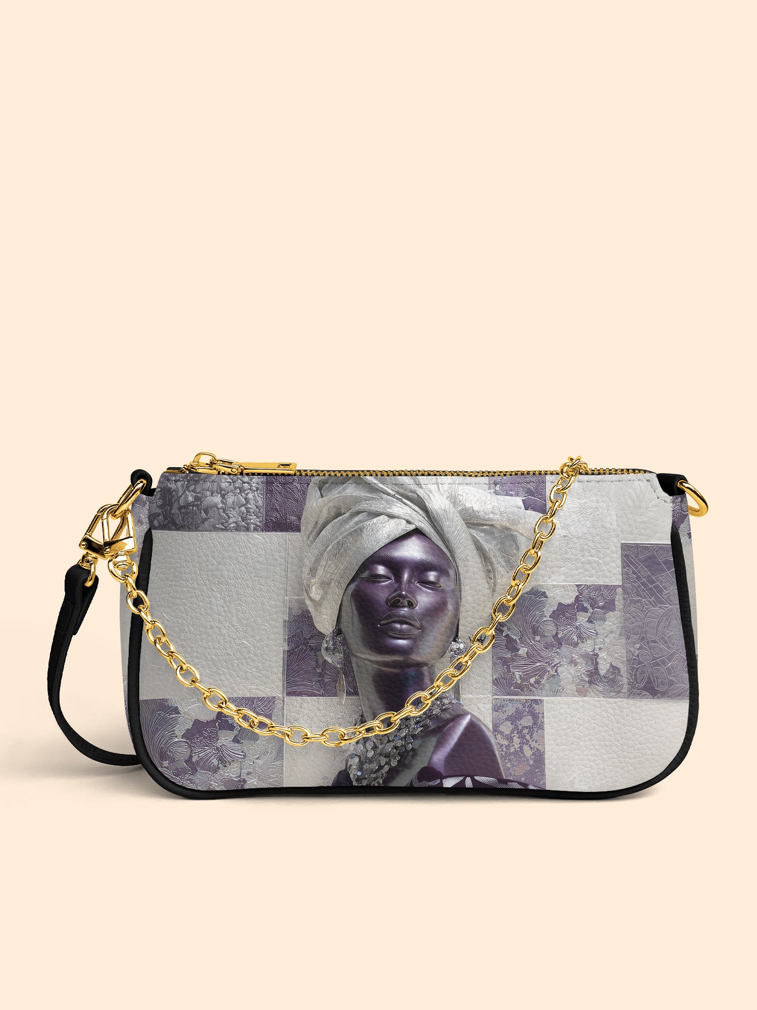Amethyst Crown Classic Zip Pochette QR0TD437
