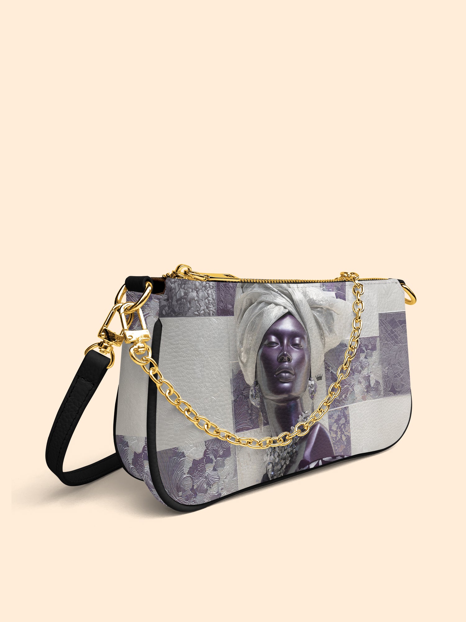 Amethyst Crown Classic Zip Pochette QR0TD437