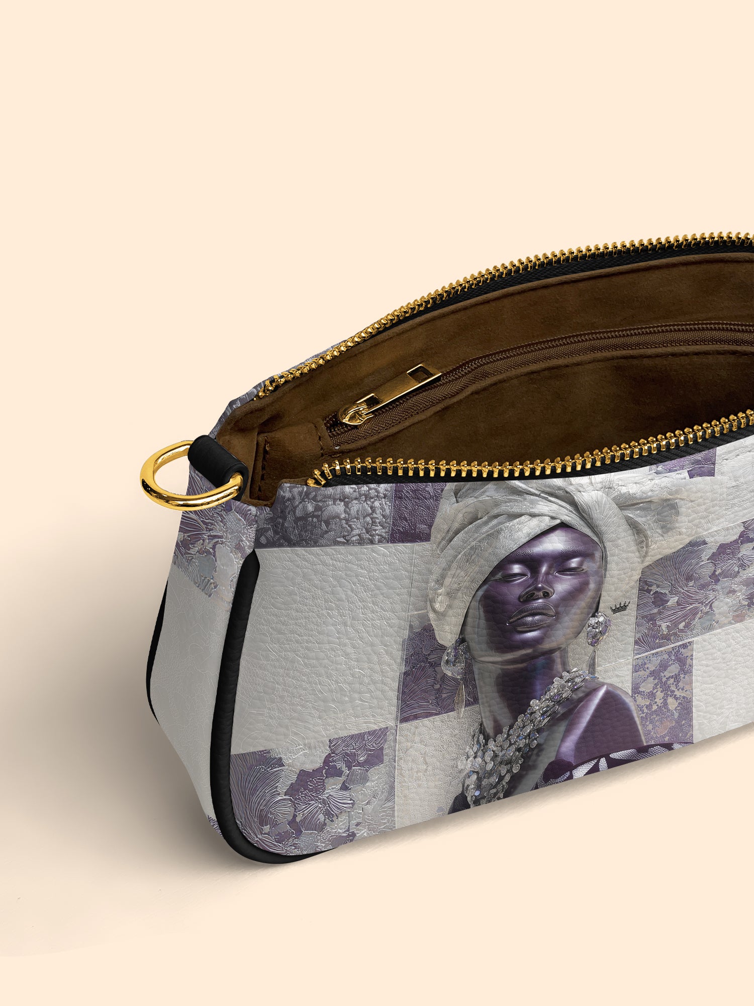 Amethyst Crown Classic Zip Pochette QR0TD437