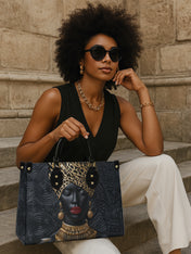 Golden Majesty Premium Leather Handbag QR0XD739