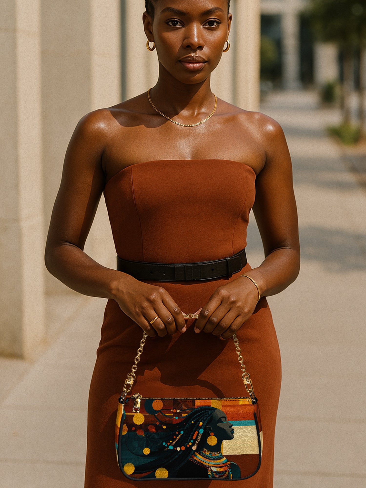 Ebony Horizon Classic Zip Pochette QR0TV180