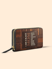 Black Mom Essence Slimline Zippy Wallet QR0TV272
