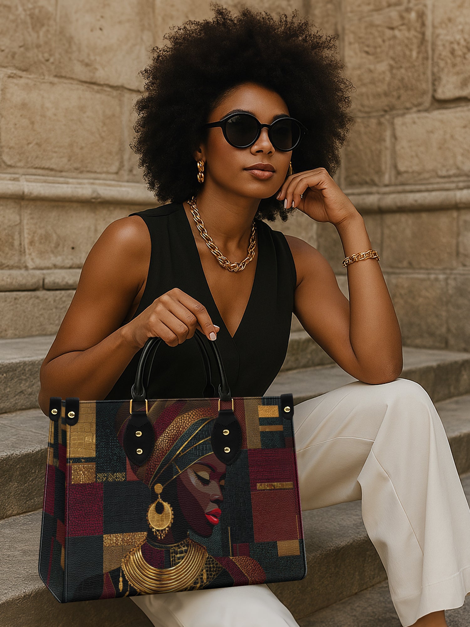 Crimson Majesty Premium Leather Handbag QR0XD759