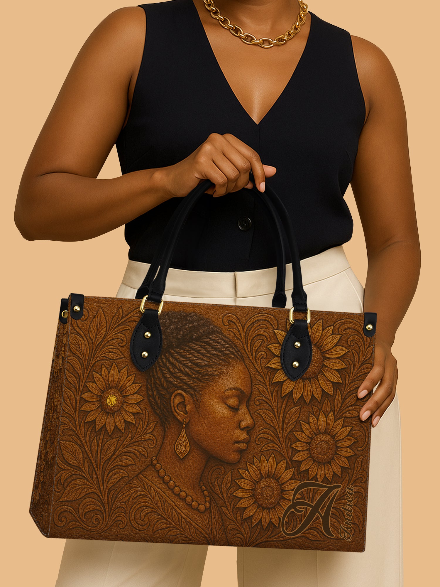 Luminous Shades Premium Leather Handbag