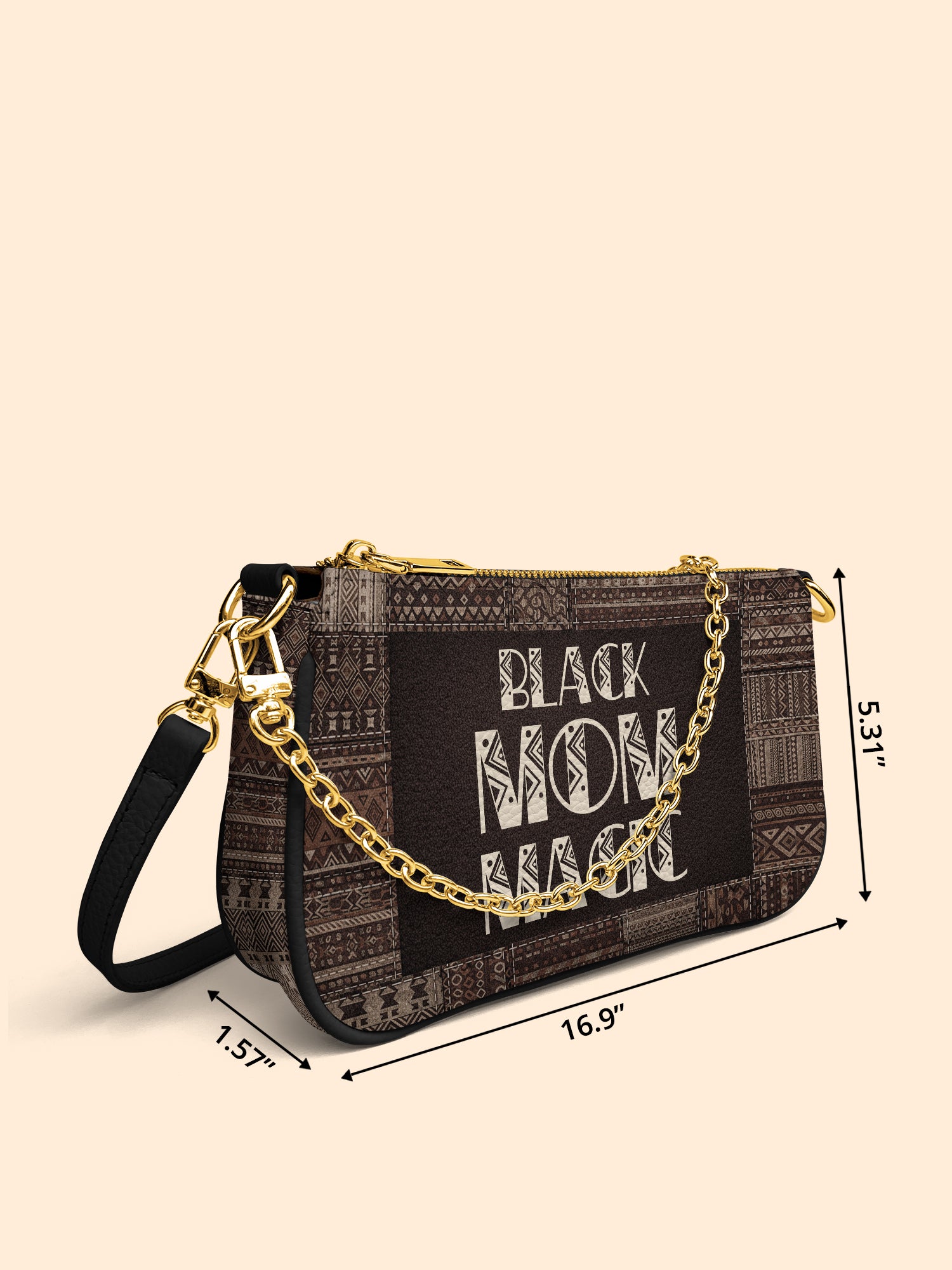 Black Mom Magic Zip Pochette QR0HH205