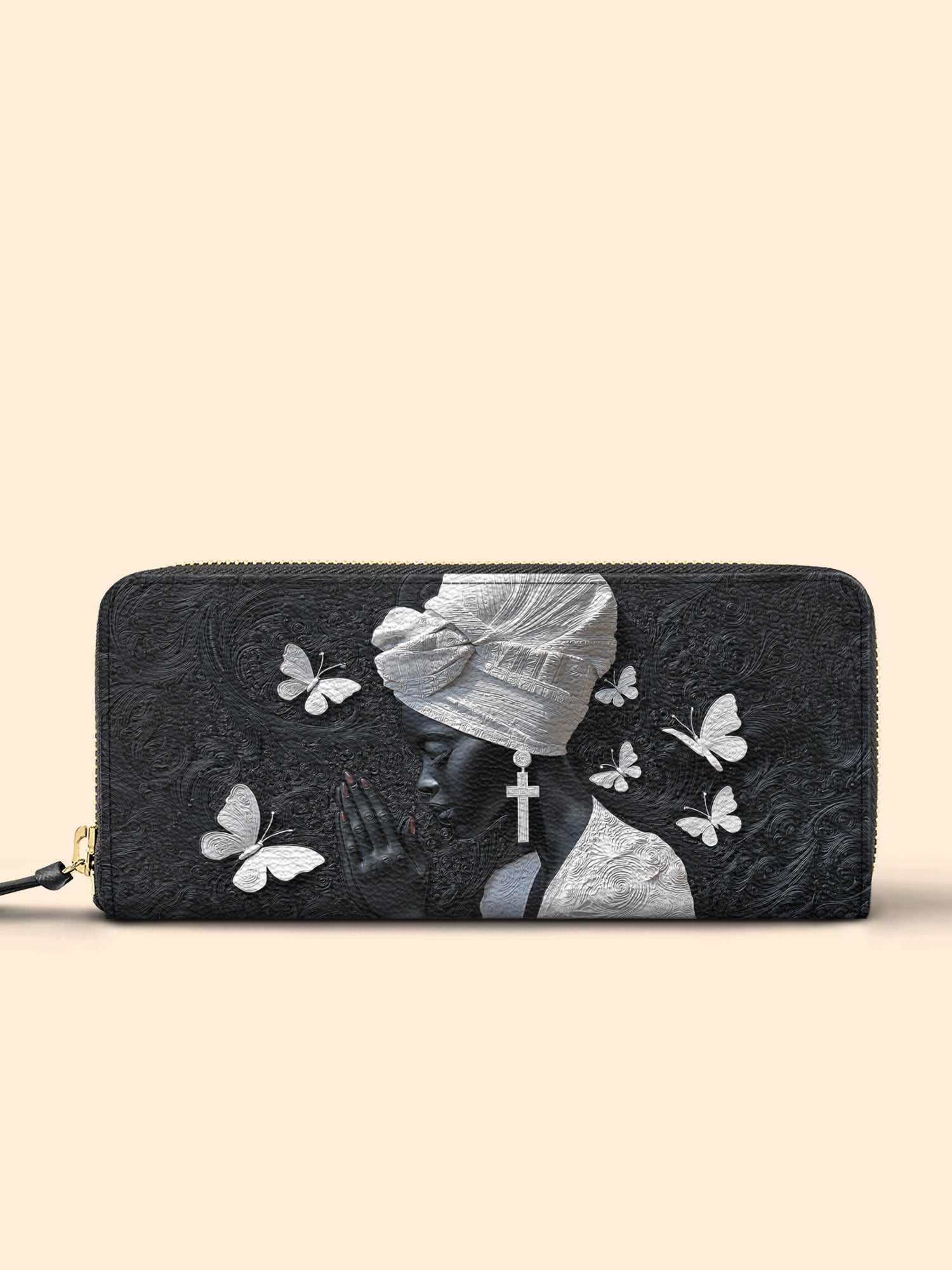 Midnight Prayer Slimline Zippy Wallet QR0TV249