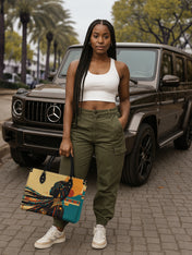 Spirit Of Sahara Premium Leather Handbag QR0TV189