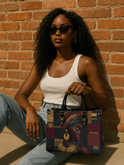 Crimson Majesty Premium Leather Handbag QR0XD759