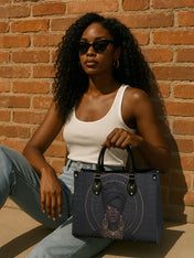 Midnight Halo Premium Leather Handbag QR0XD761