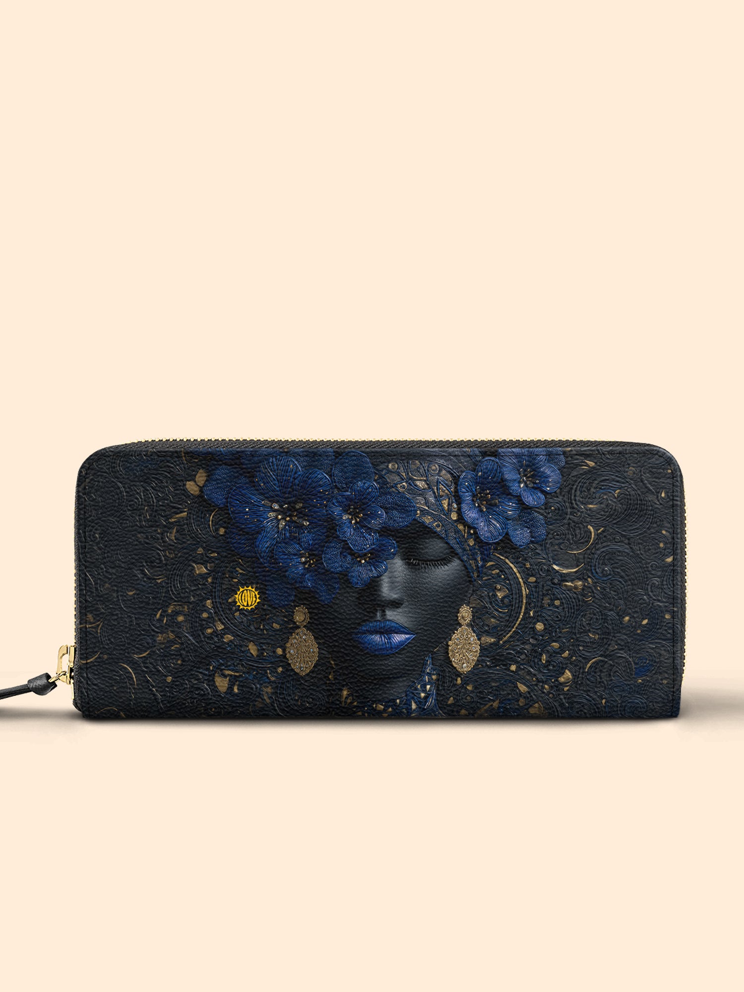 Midnight Bluebonnet Slimline Zippy Wallet QR0XD308