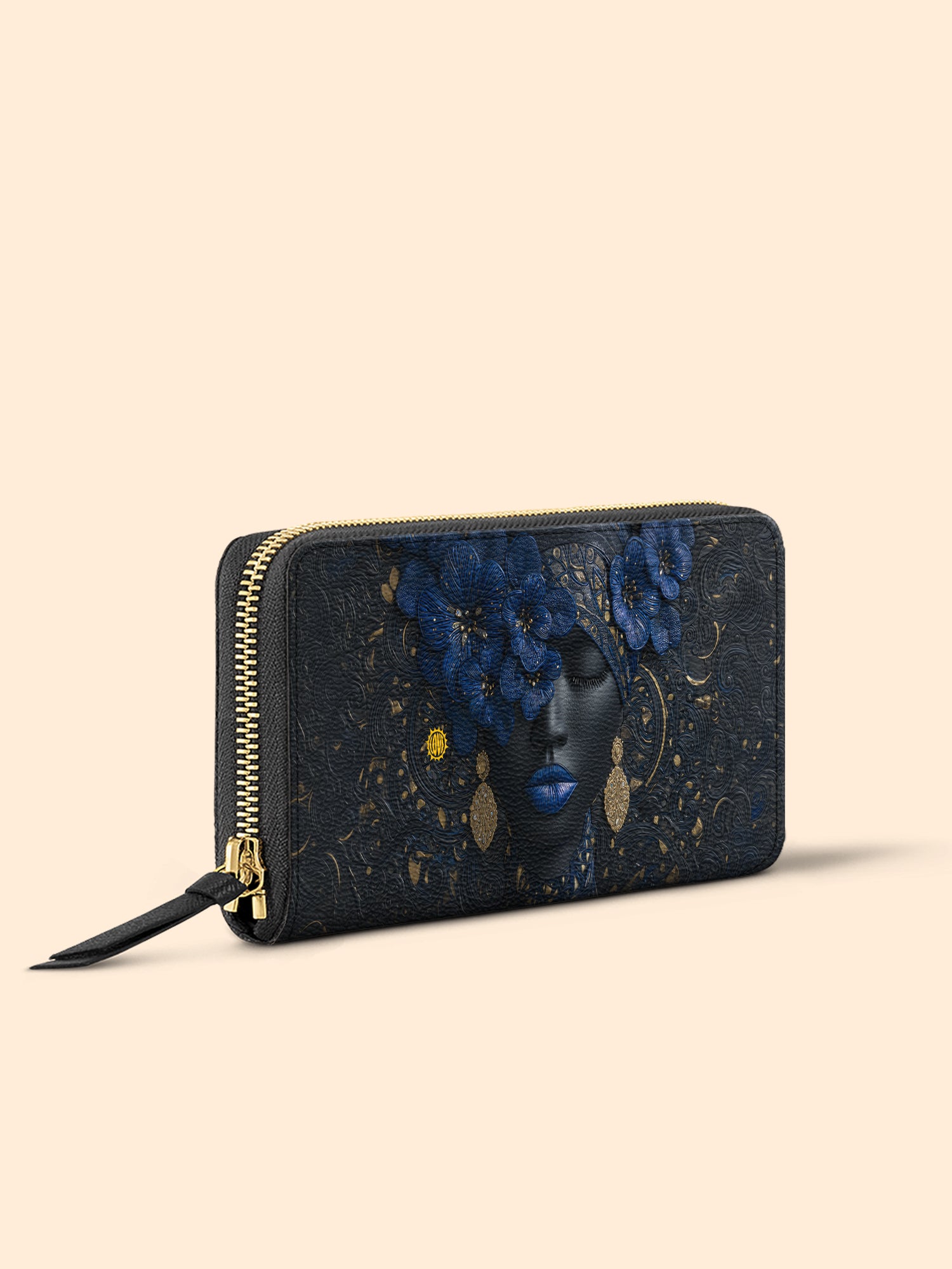 Midnight Bluebonnet Slimline Zippy Wallet QR0XD308