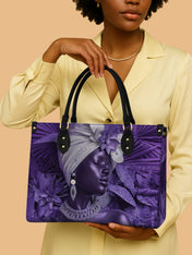 Violet Majesty Premium Leather Handbag QR0TD439