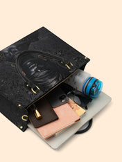 Noir Force Premium Leather Handbag QR0XD507
