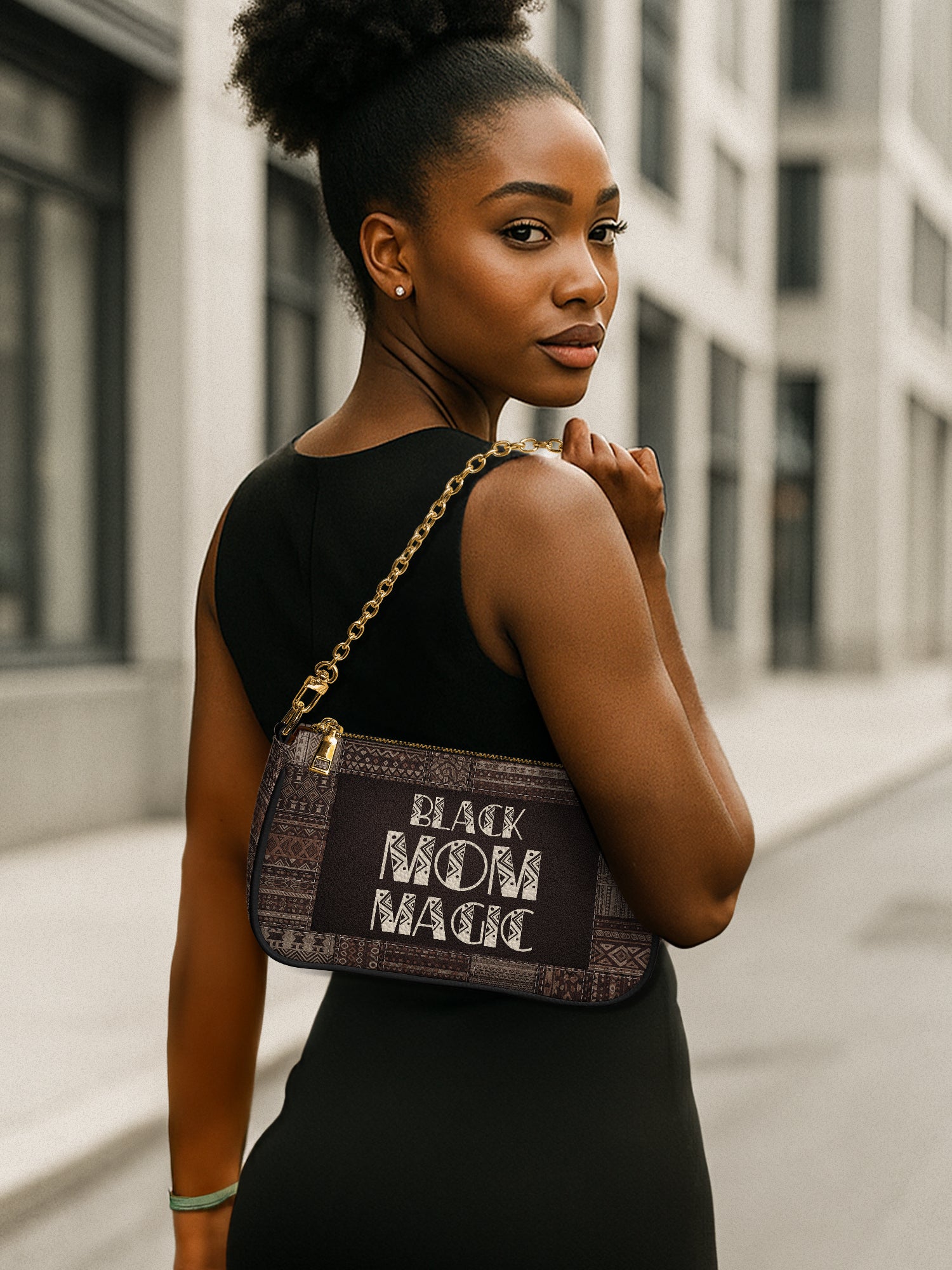 Black Mom Magic Zip Pochette QR0HH205