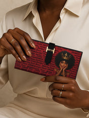 Phenomenal Queen Tab Closure Wallet