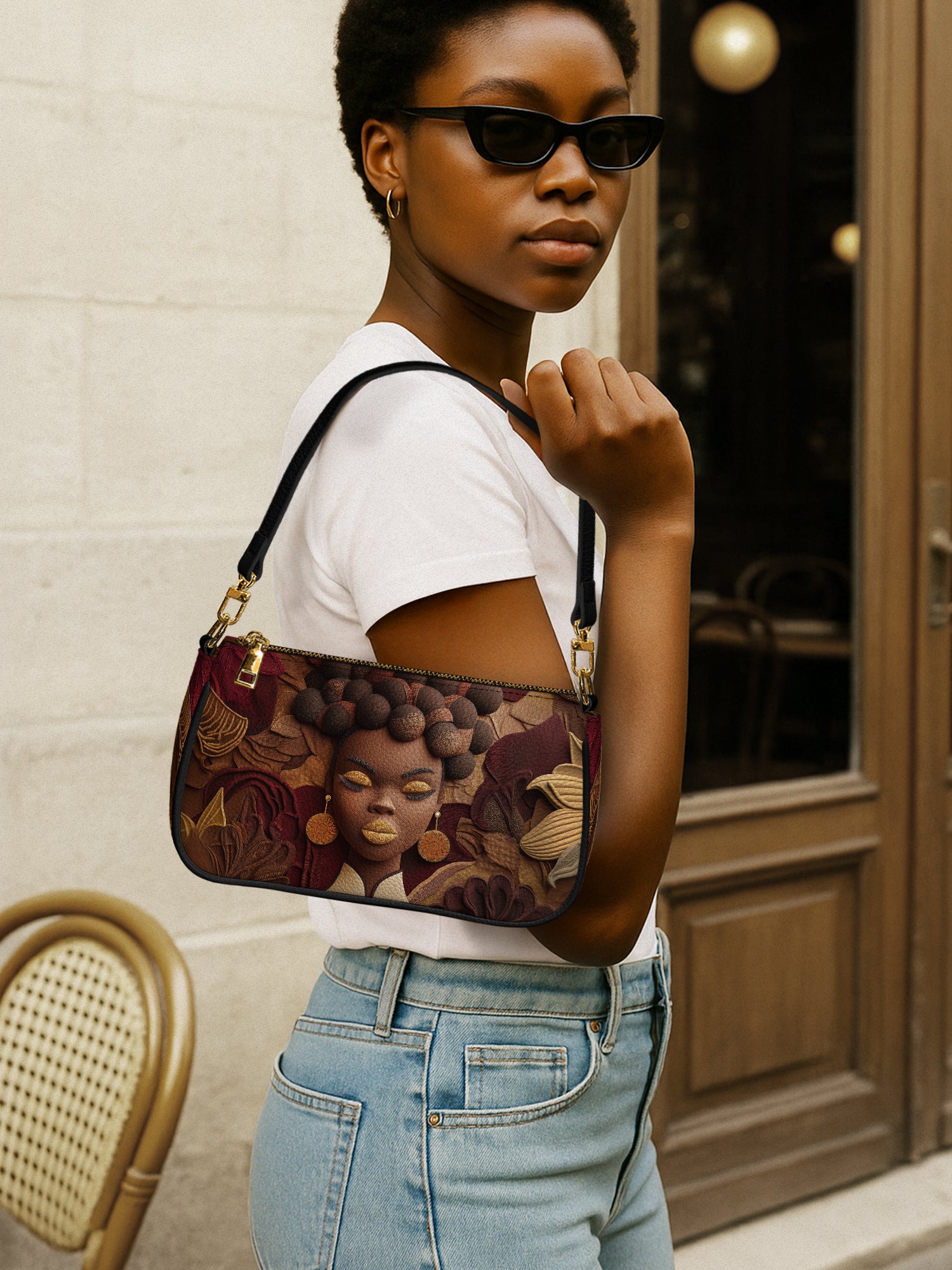 Crowned In Circle Classic Zip Pochette QR0TD138