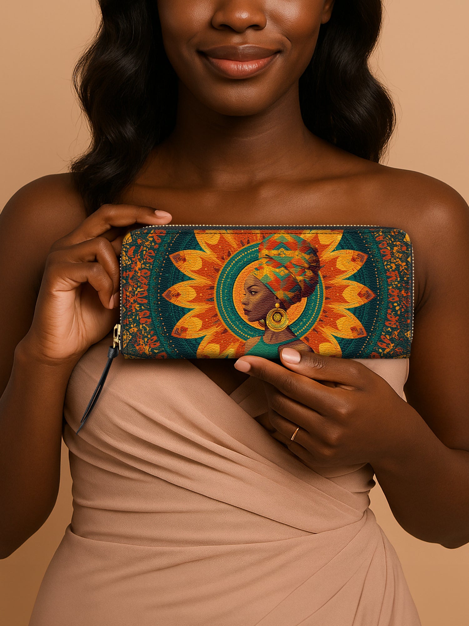 Sunbloom Essence Slimline Zippy Wallet QR0TV225