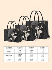 Lunar Silhouette Premium Leather Handbag QR0TD207