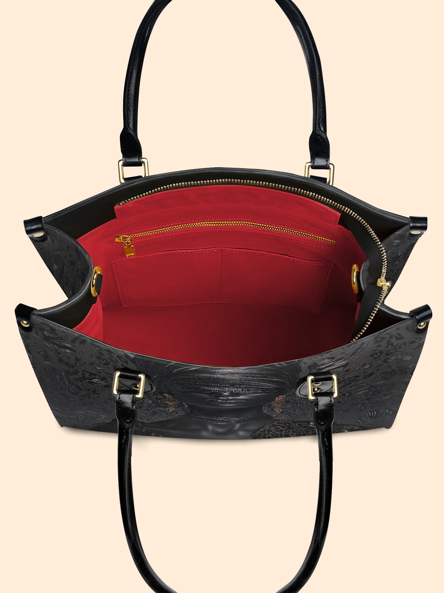 Noir Force Premium Leather Handbag QR0XD507