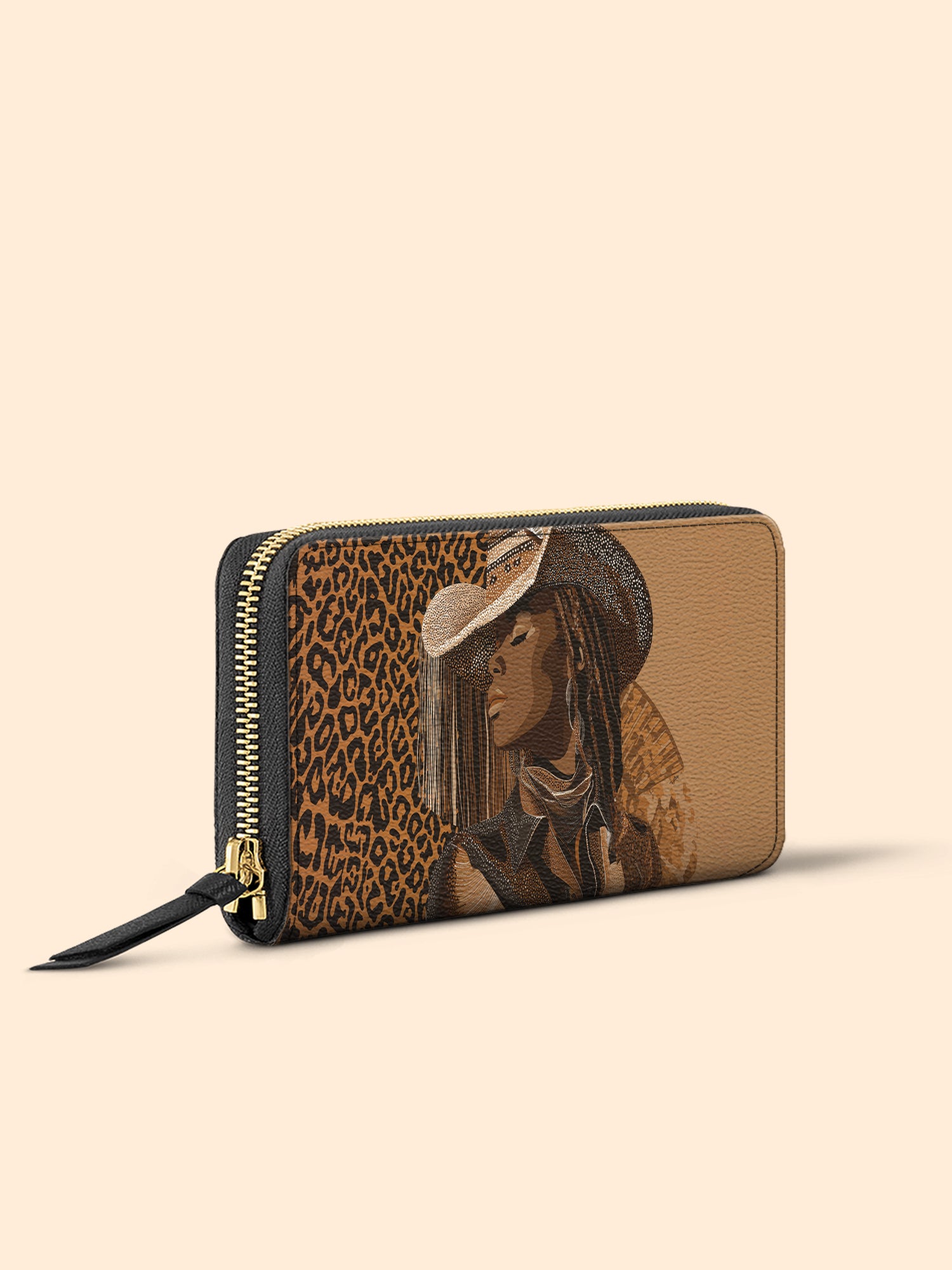 Mahogany Rider Slimline Zippy Wallet QR0TD504