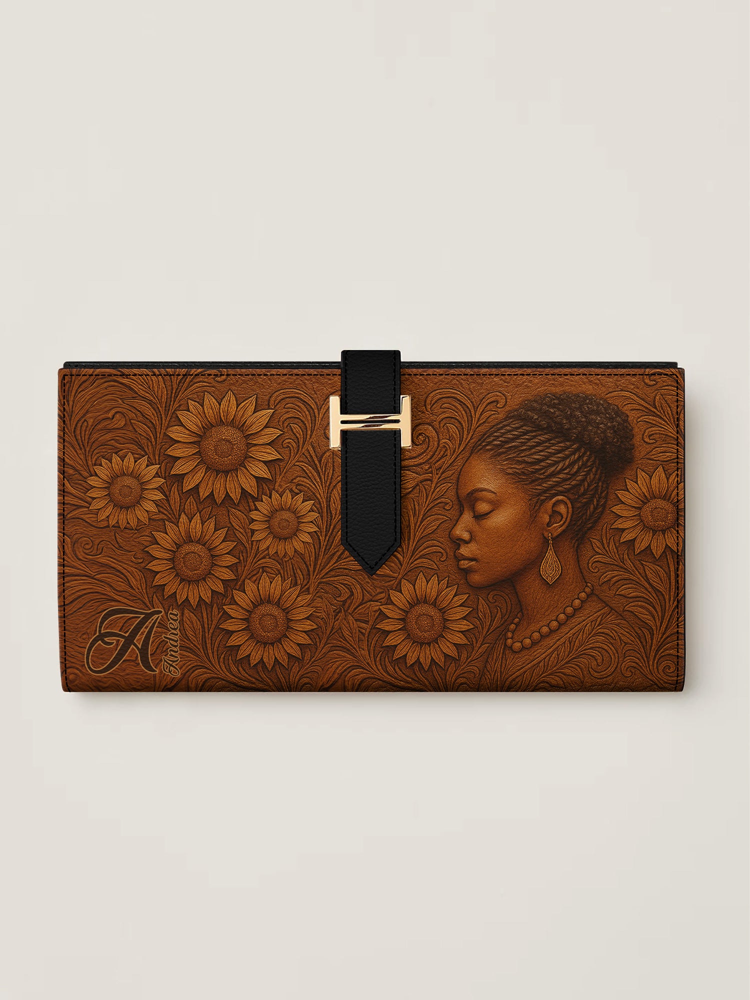 Luminous Shades Tab Closure Wallet