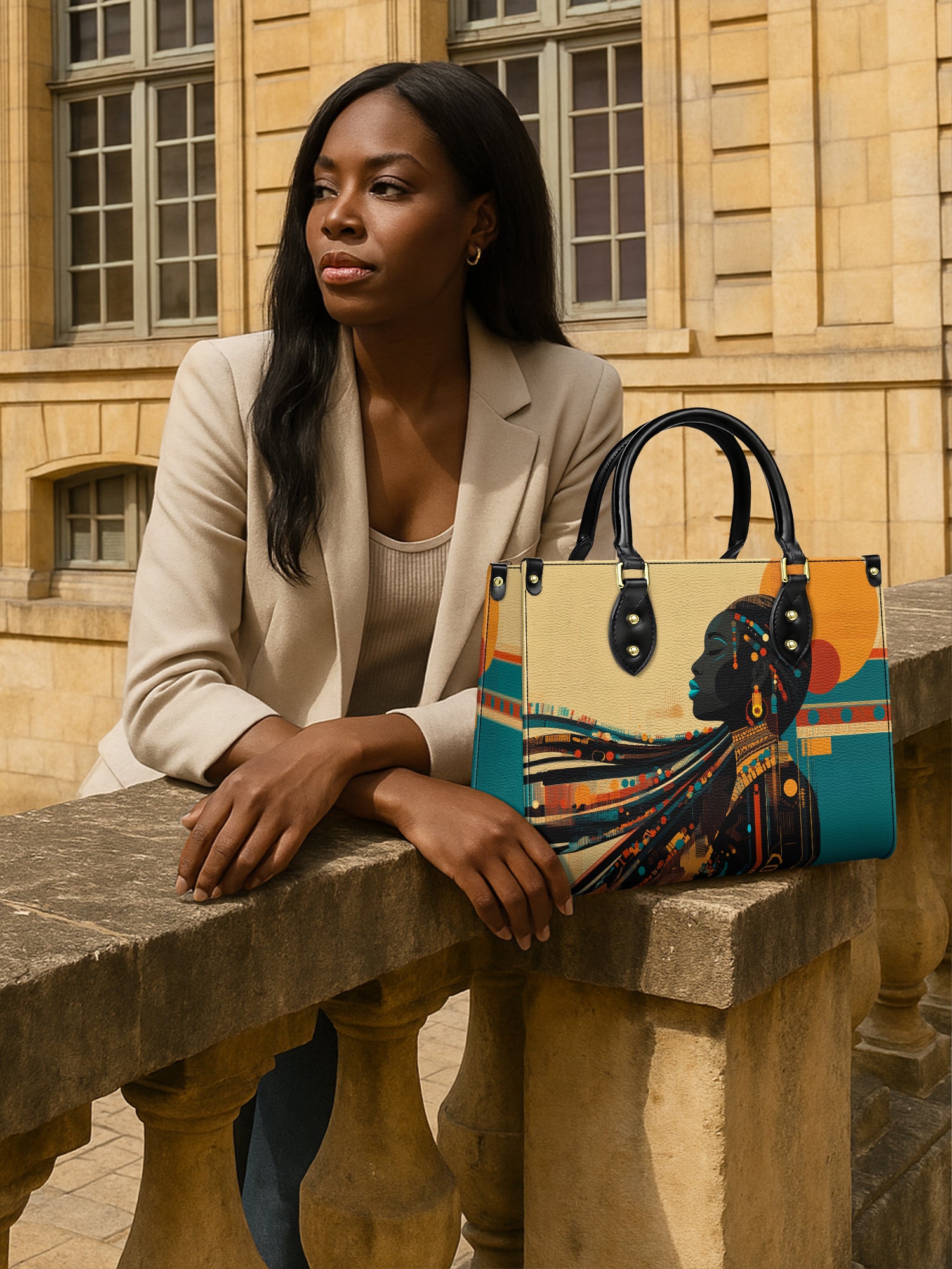 Spirit Of Sahara Premium Leather Handbag QR0TV189