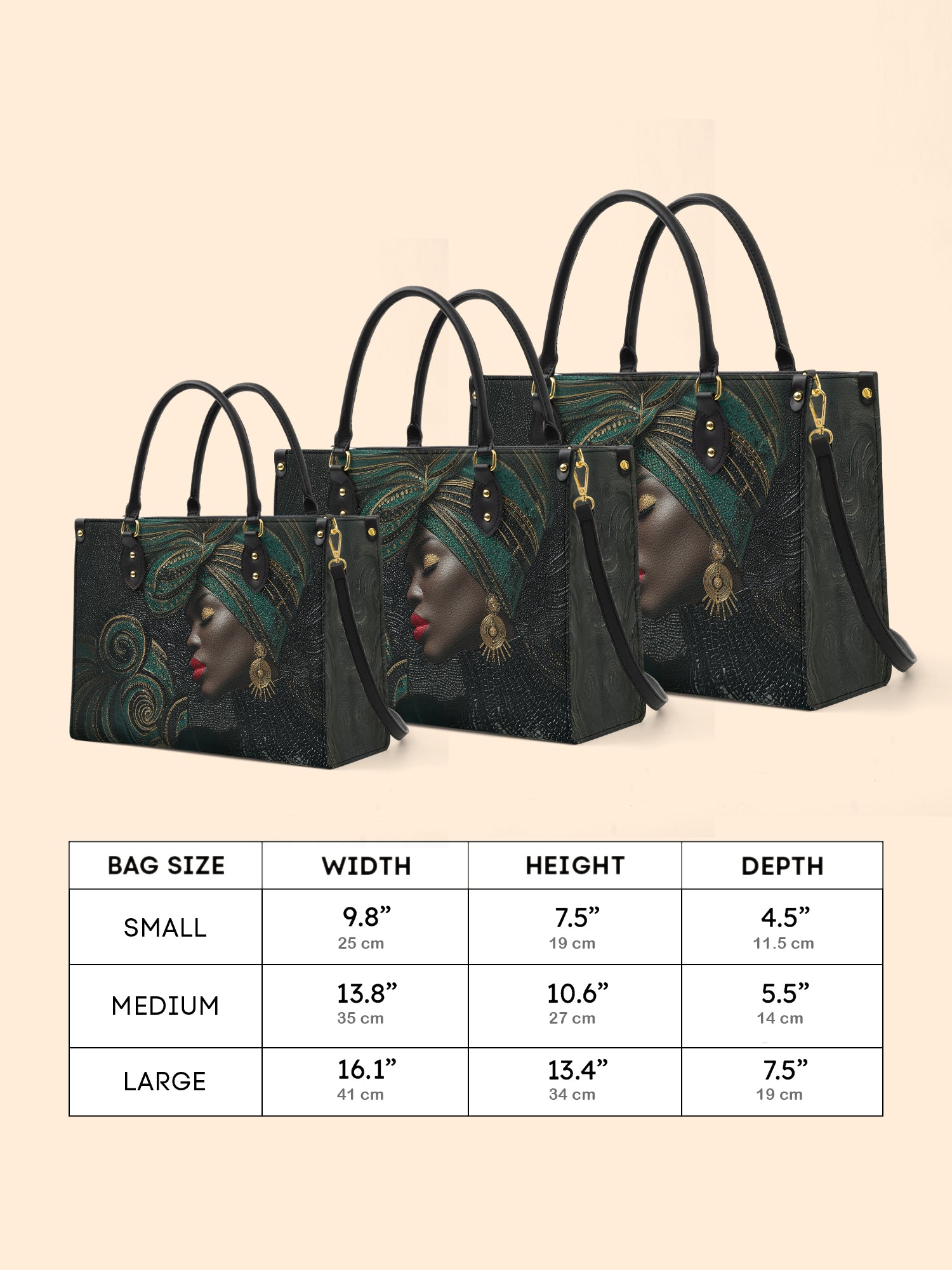African Origins Premium Leather Handbag QR0XD458