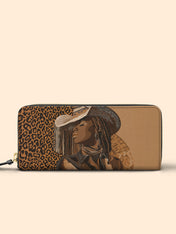 Mahogany Rider Slimline Zippy Wallet QR0TD504