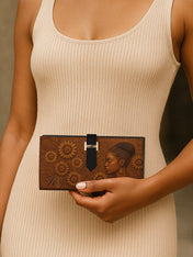 Luminous Shades Tab Closure Wallet