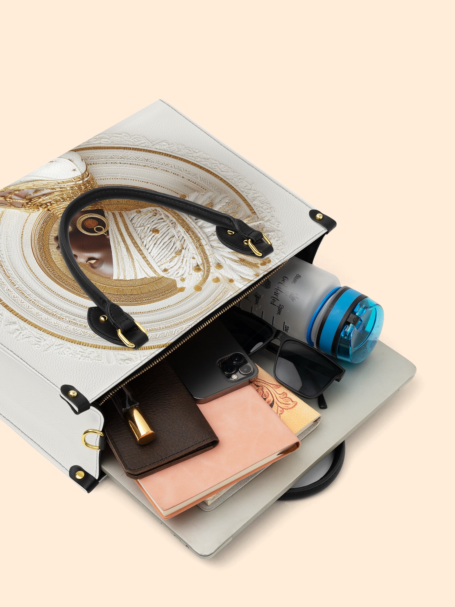 Regal Spirit Rising Premium Leather Handbag QR0TV200