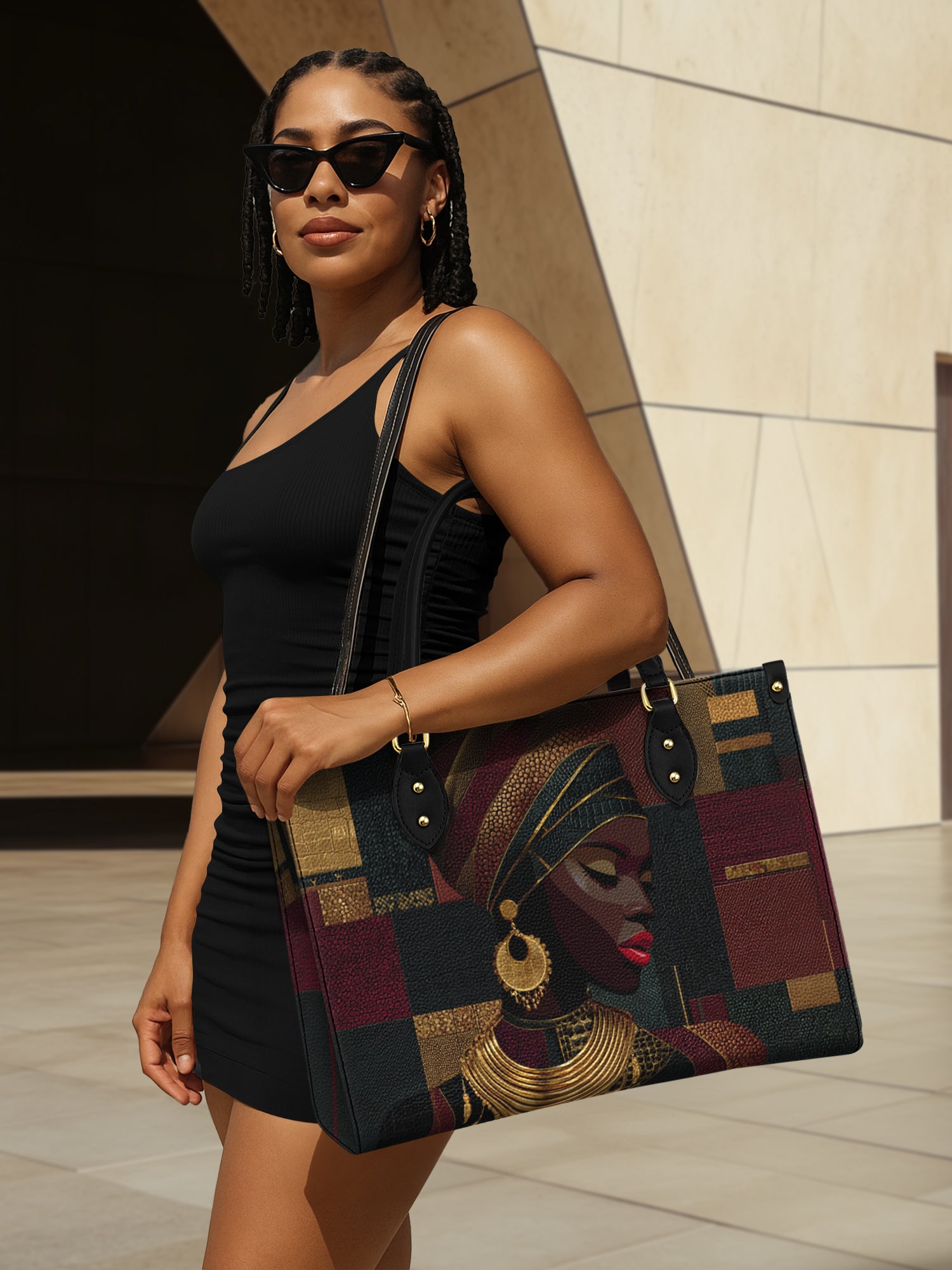 Crimson Majesty Premium Leather Handbag QR0XD759