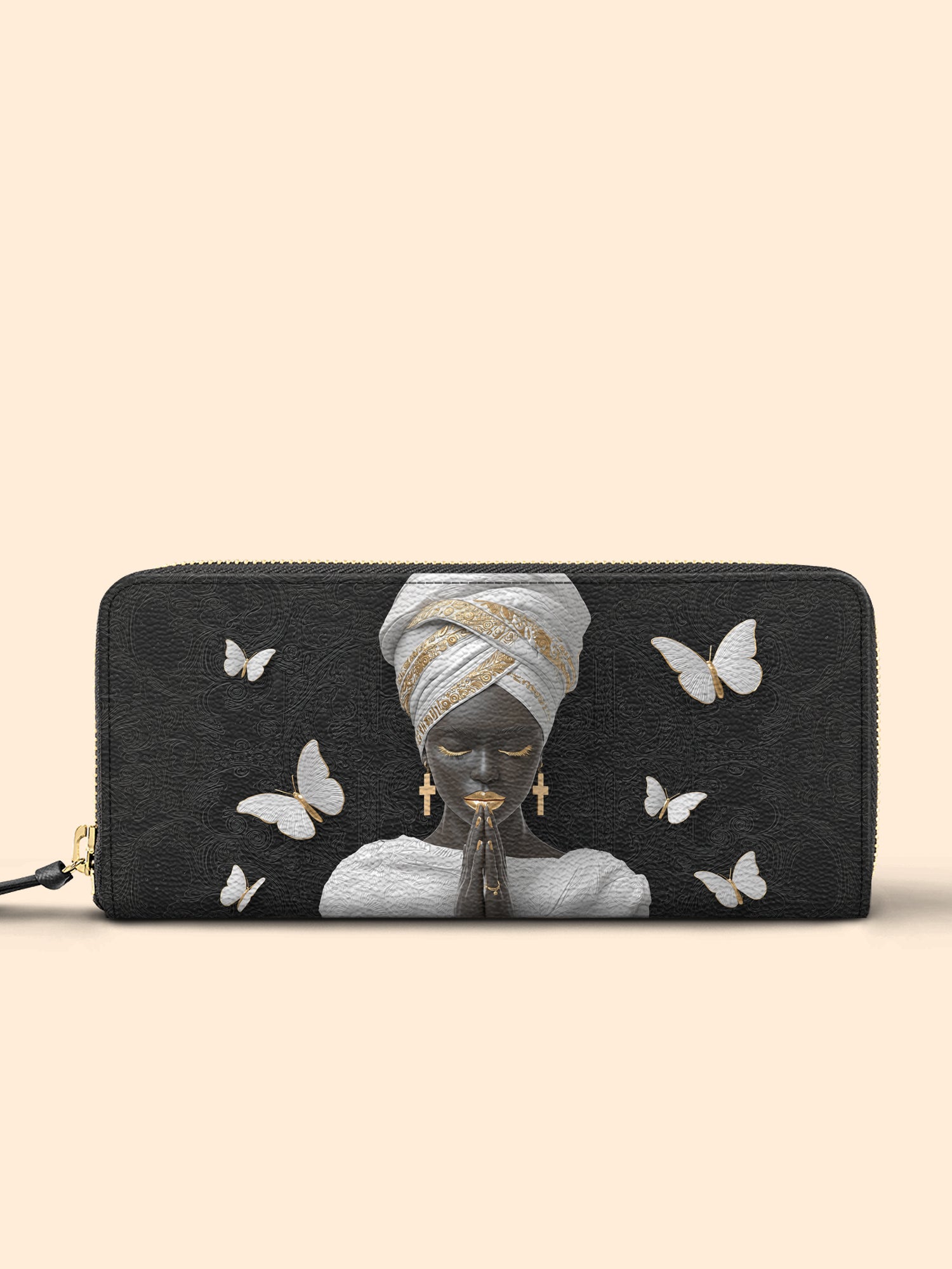 Sacred Stillness Slimline Zippy Wallet QR0TV250