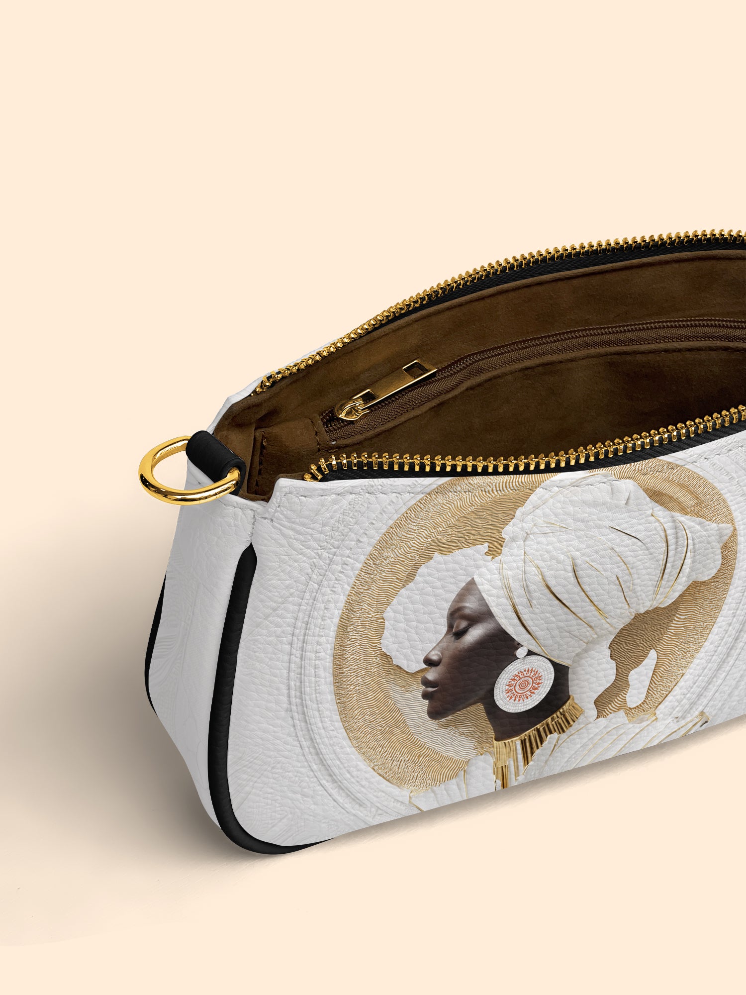 Motherland White Classic Zip Pochette QR0TD333