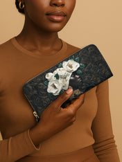 Cherokee Rose Aura Slimline Zippy Wallet QR0XD305