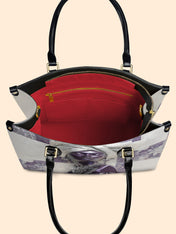 Amethyst Crown Premium Leather Handbag QR0TD436