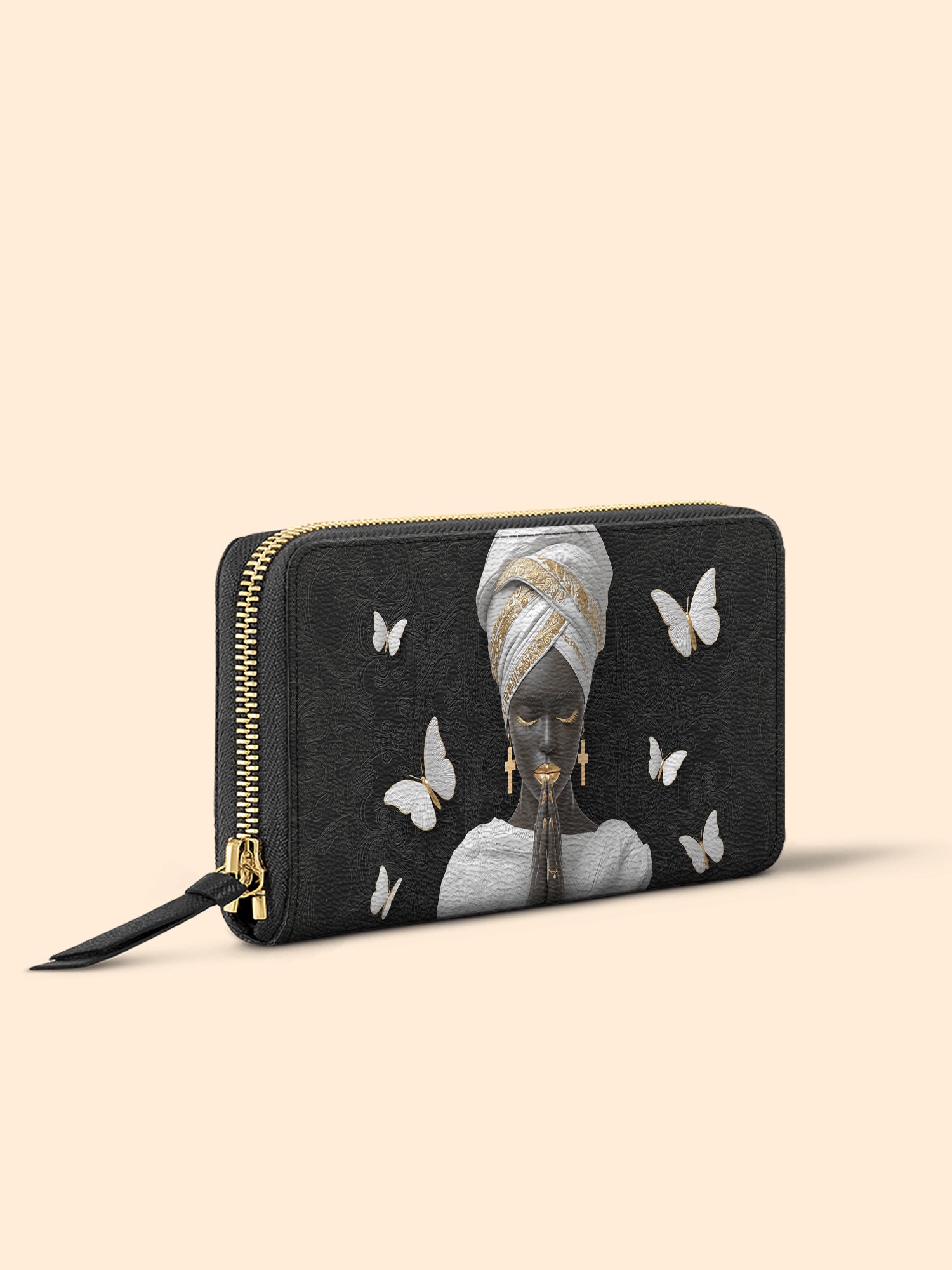 Sacred Stillness Slimline Zippy Wallet QR0TV250