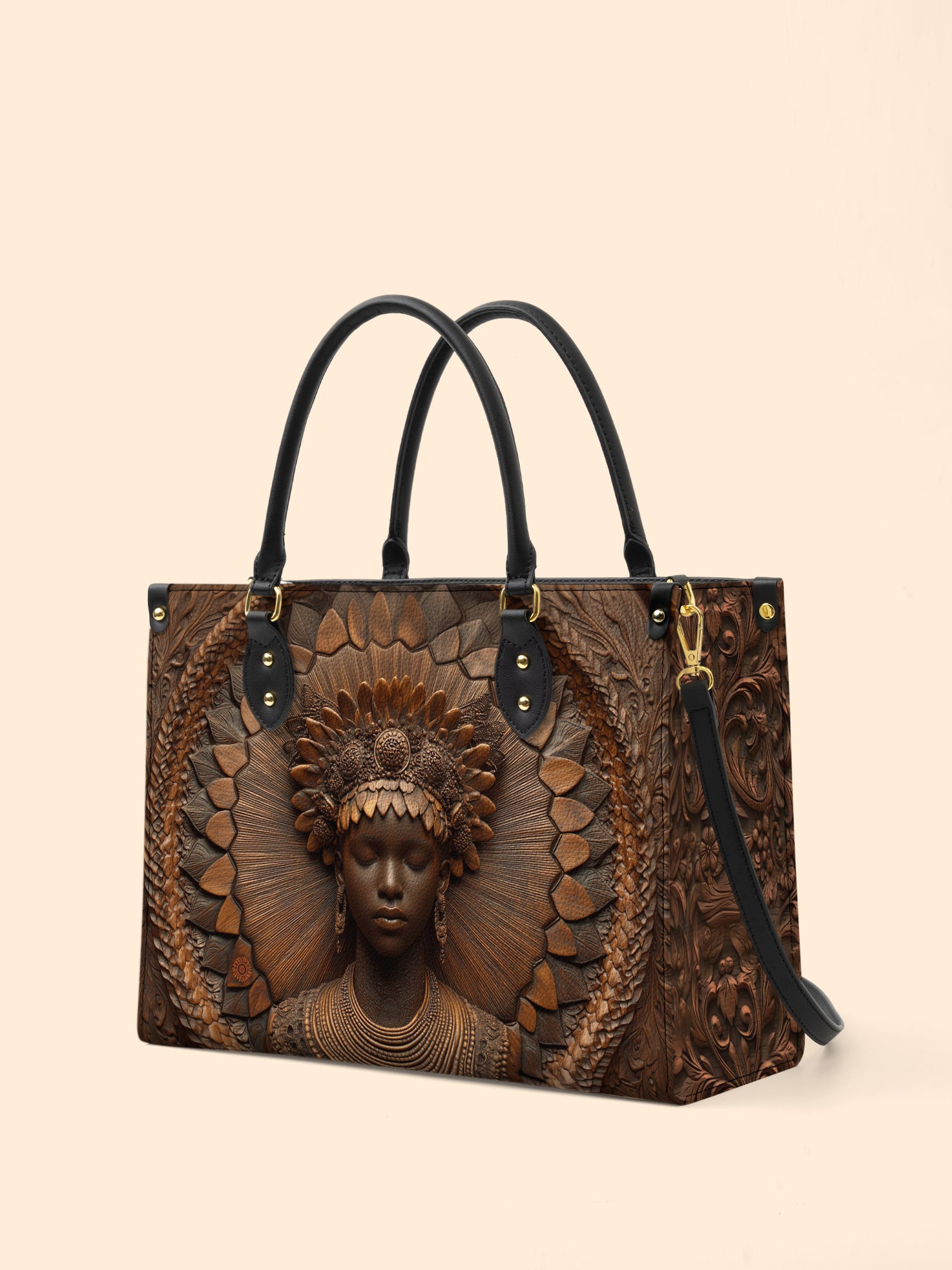 Afriscendence Premium Leather Handbag QR0XD609